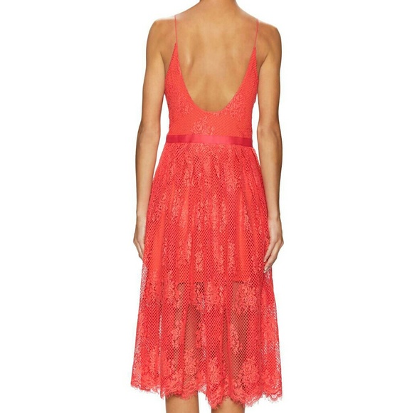 Free People Match Point Watermelon Midi Dress - Picture 2 of 7